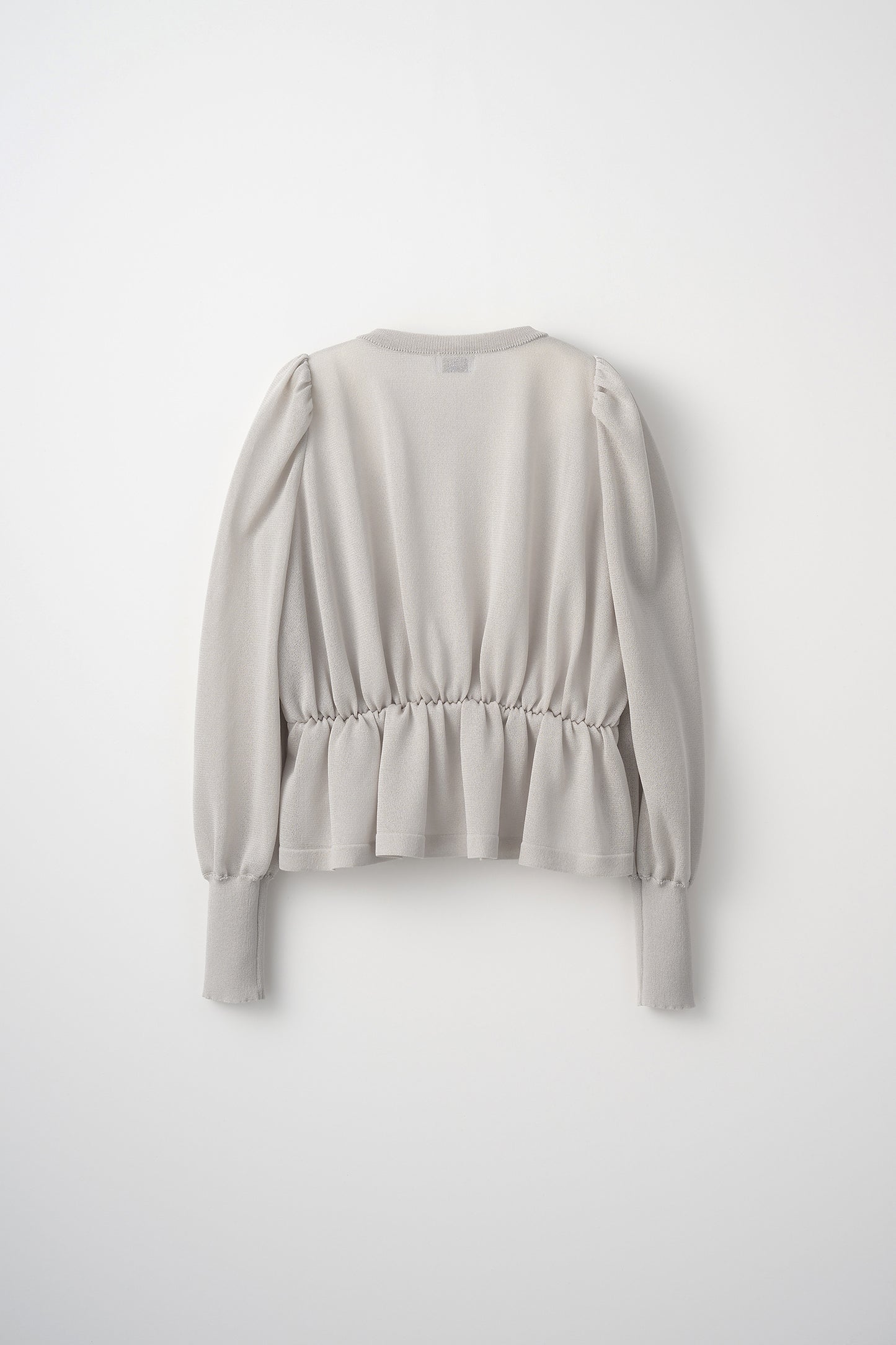 Candy gather cardigan(Pale gray)