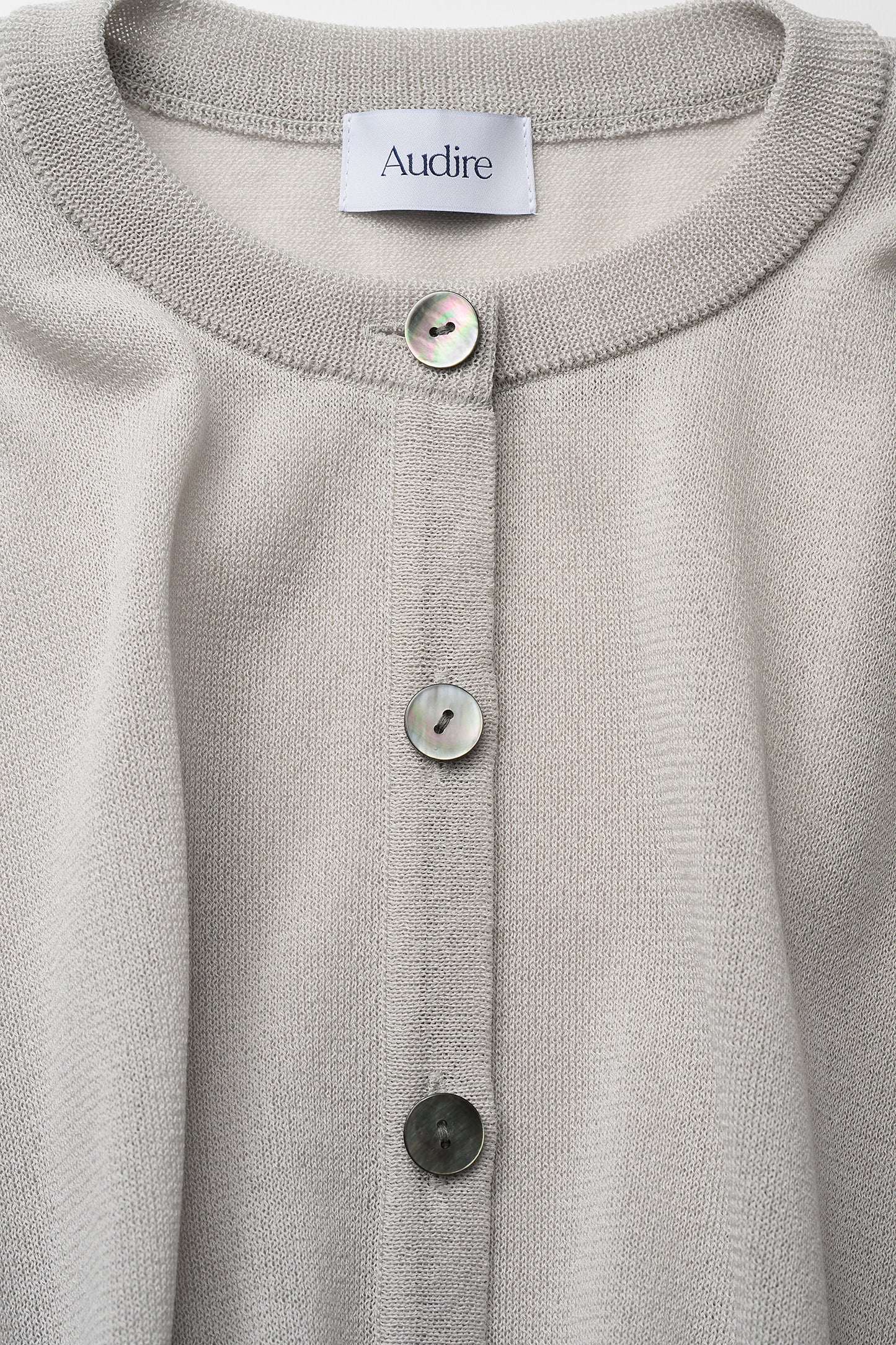 Candy gather cardigan(Pale gray)