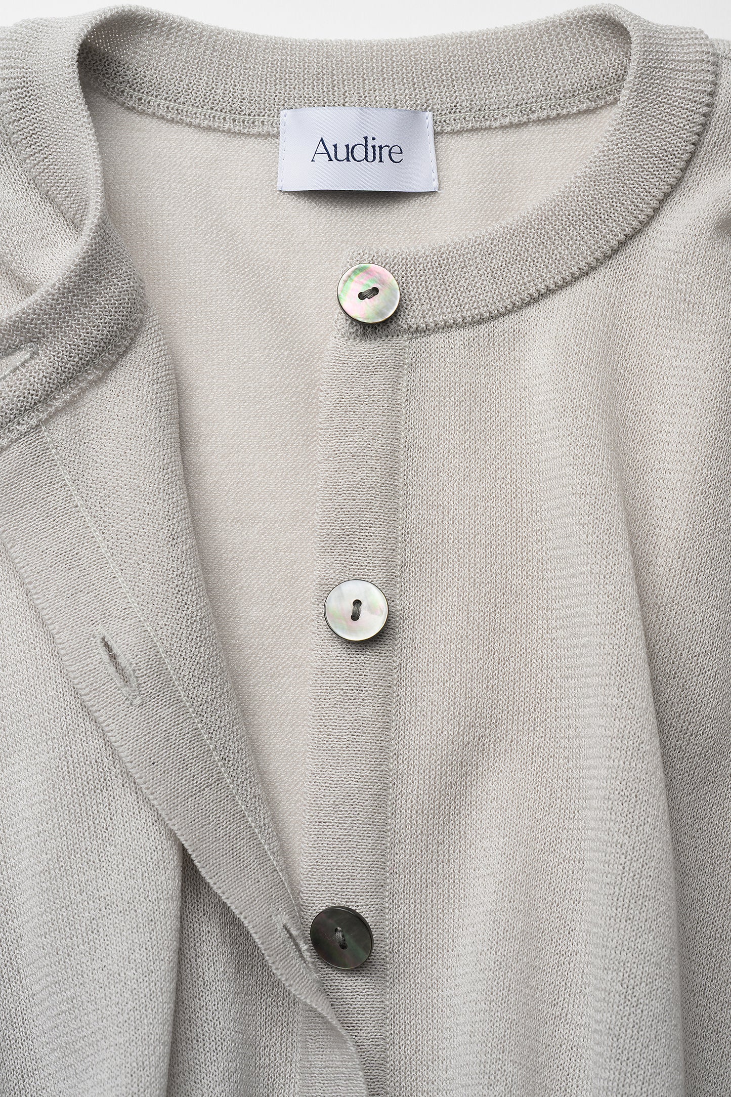 Candy gather cardigan(Pale gray)