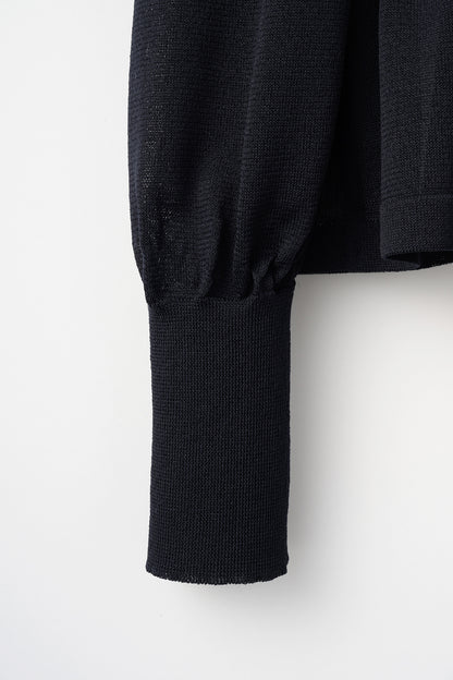 Candy gather cardigan(Dark navy)