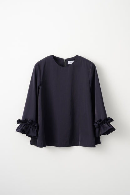 Peony cuffs tops(Navy)