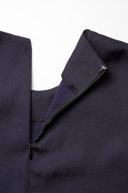 Peony cuffs tops(Navy)