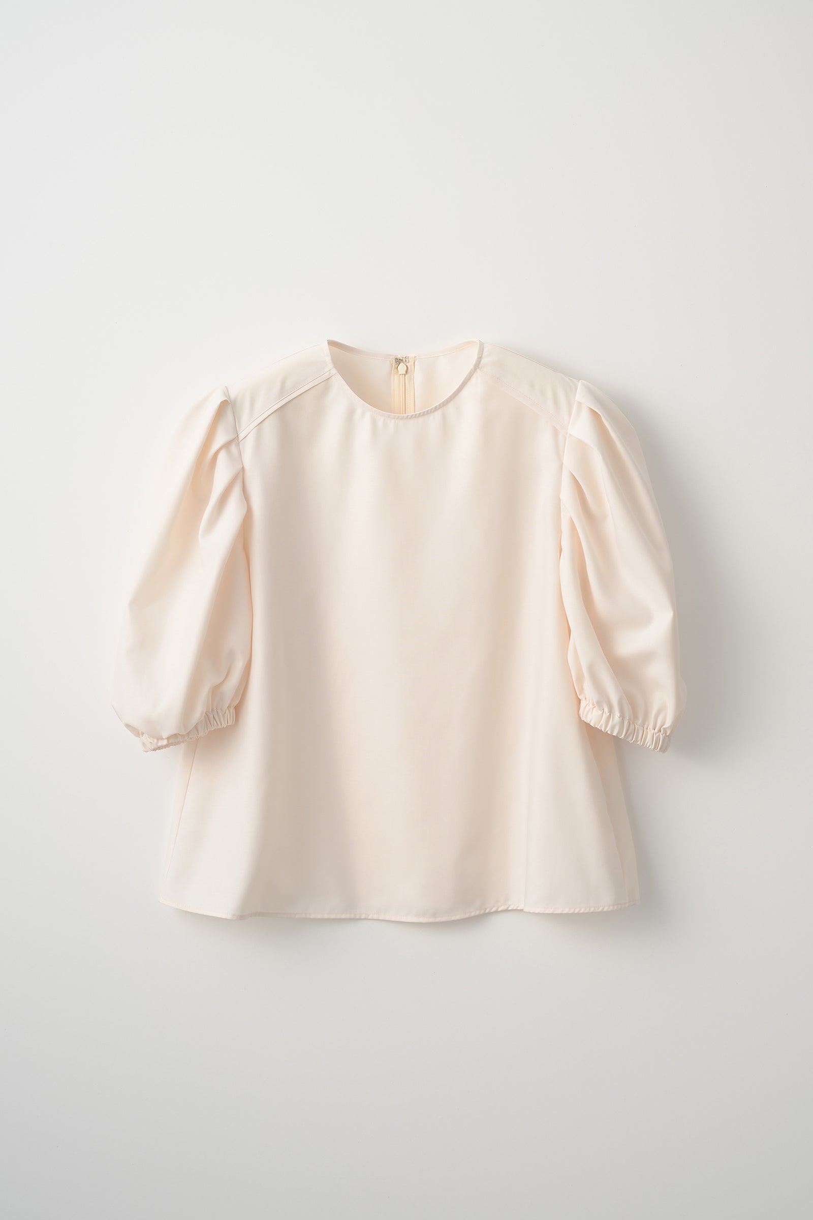 Essential puff sleeve tops(Ivory) – Audire