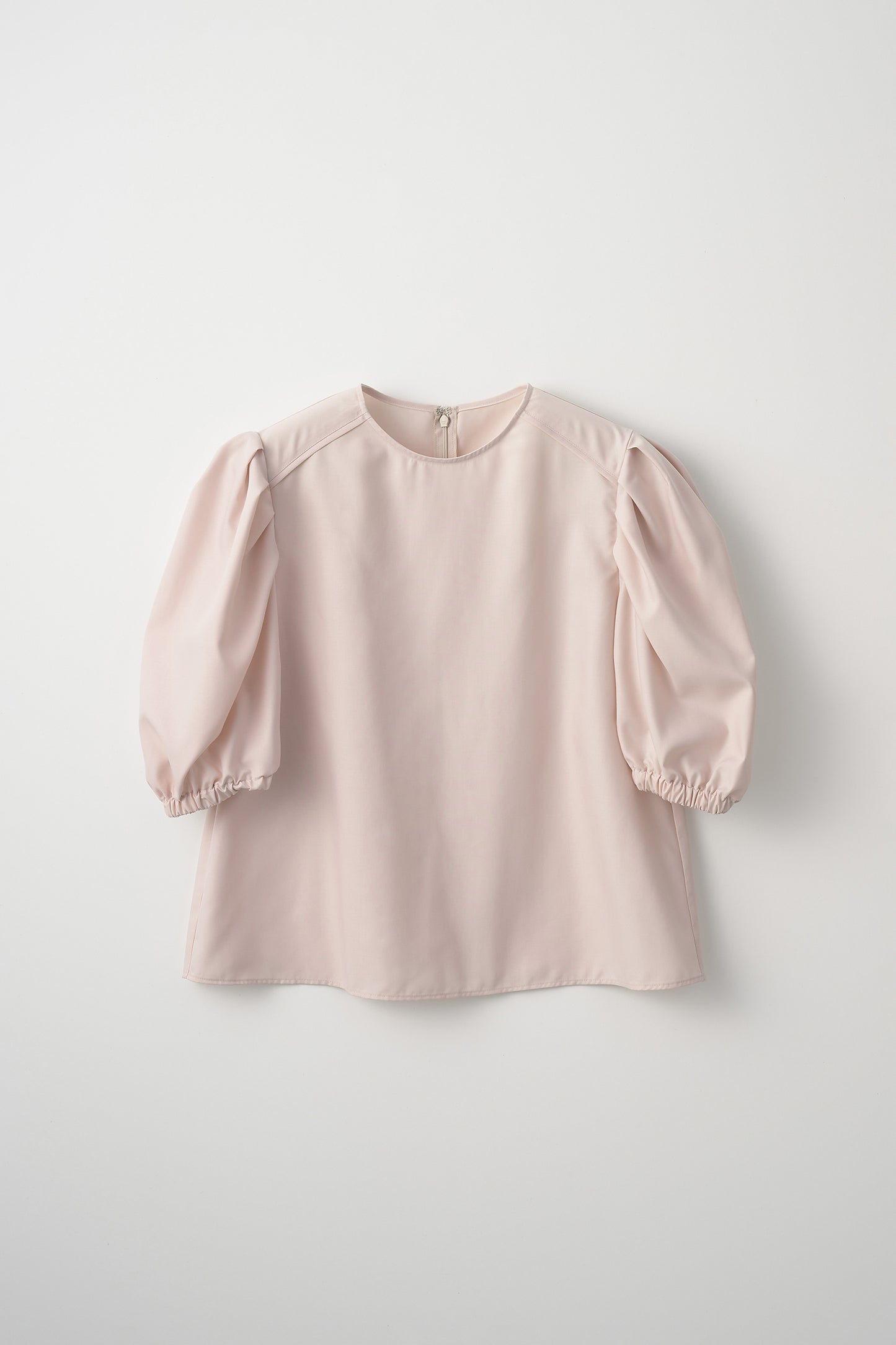 Essential puff sleeve tops(Pink)