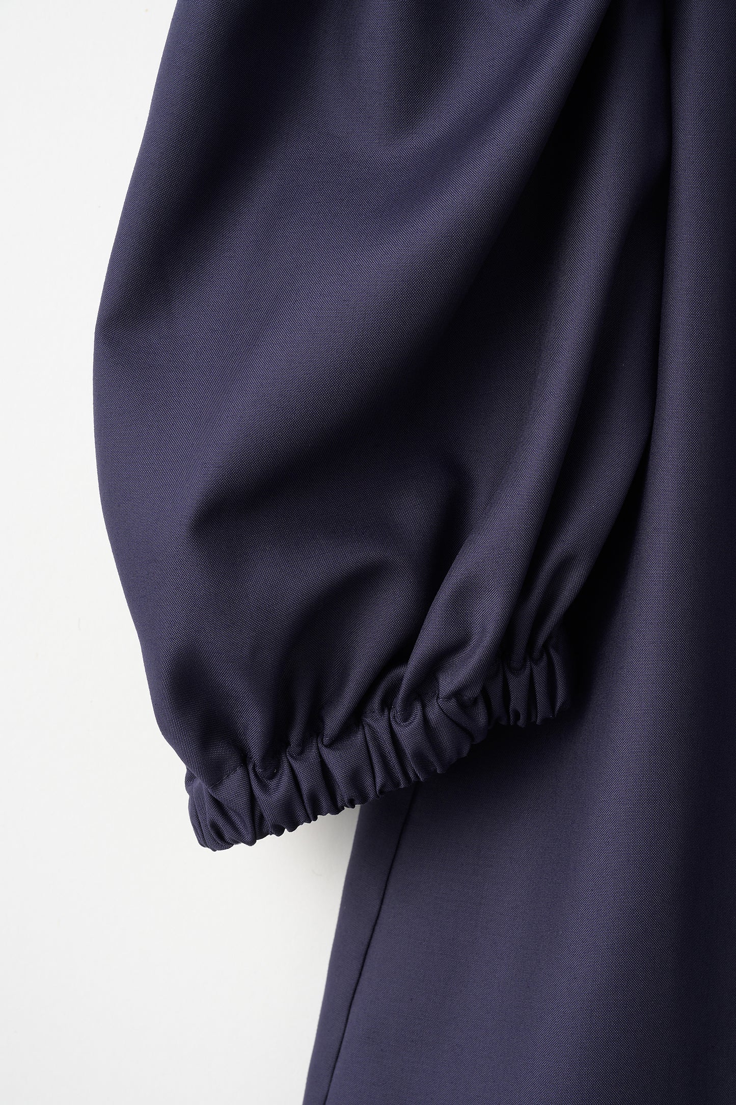 Essential puff sleeve tops(Navy)