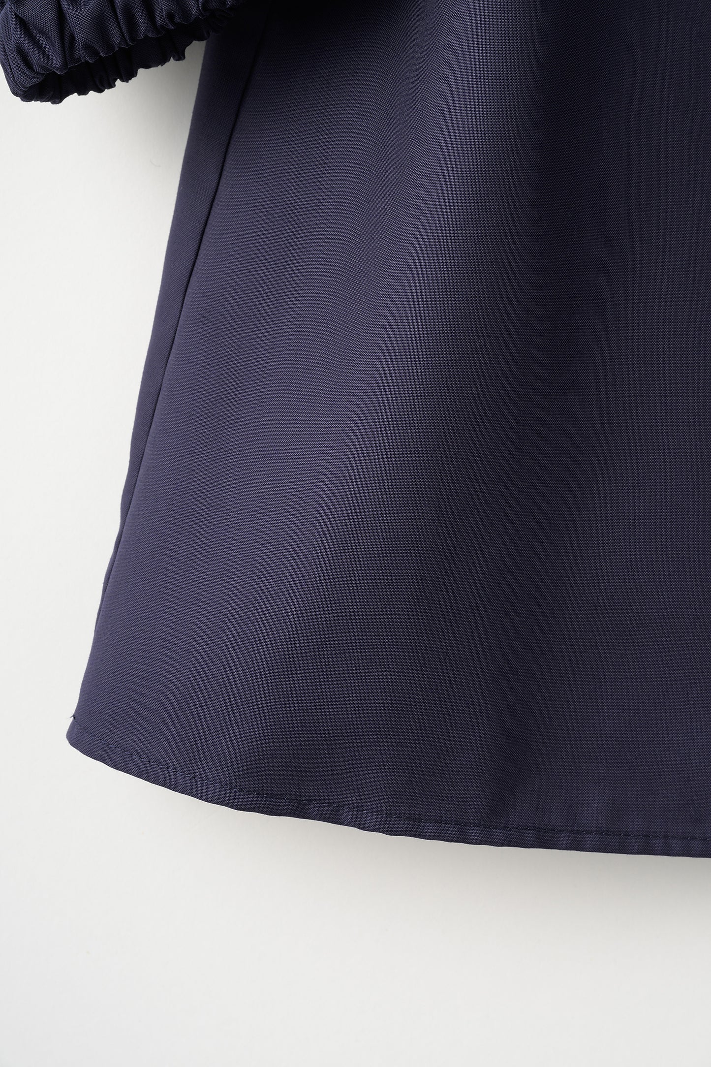 Essential puff sleeve tops(Navy)