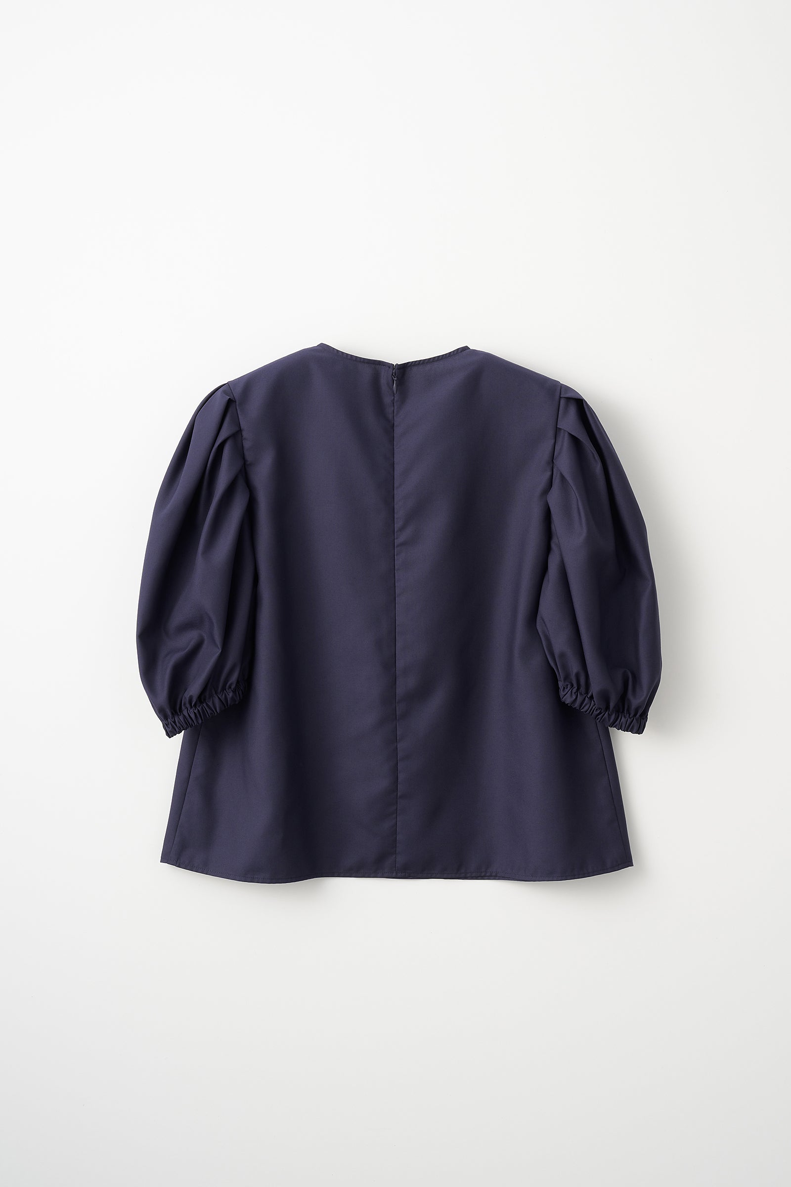 Essential puff sleeve tops(Navy) – Audire