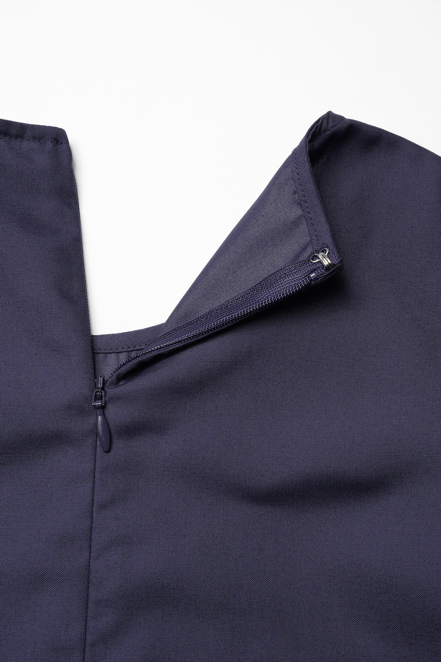 Essential puff sleeve tops(Navy)
