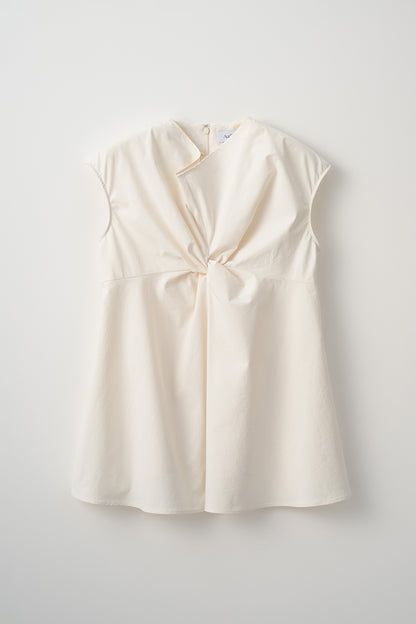 Front twist tops(Ivory)