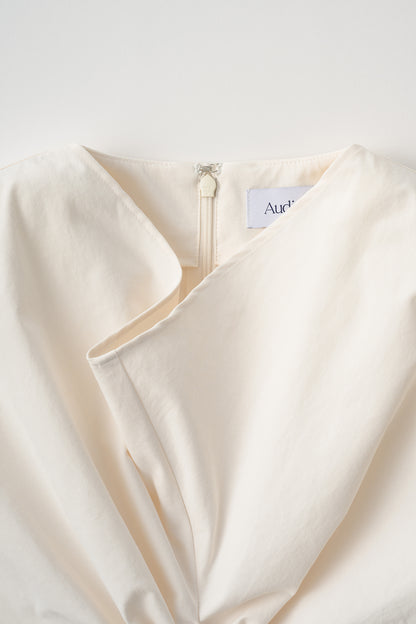 Front twist tops(Ivory)