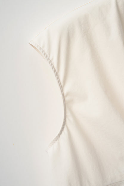 Front twist tops(Ivory)