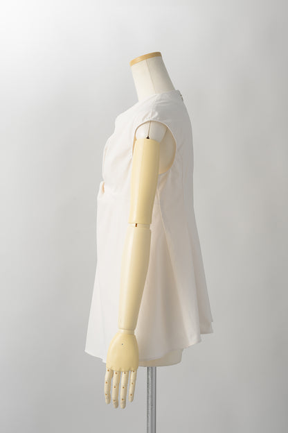 Front twist tops(Ivory)