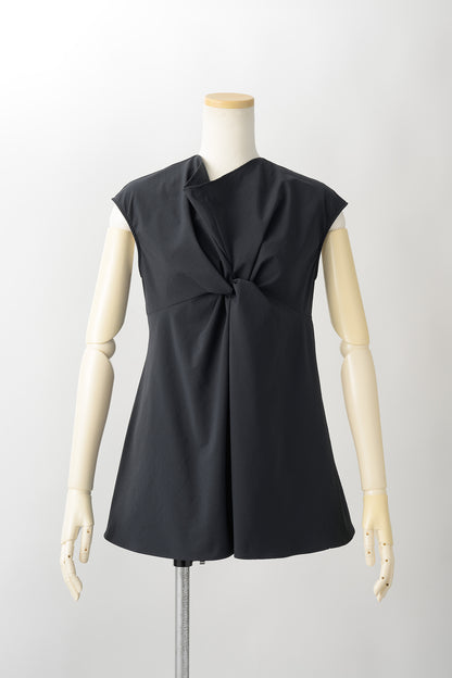Front twist tops(Navy)