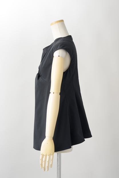 Front twist tops(Navy)