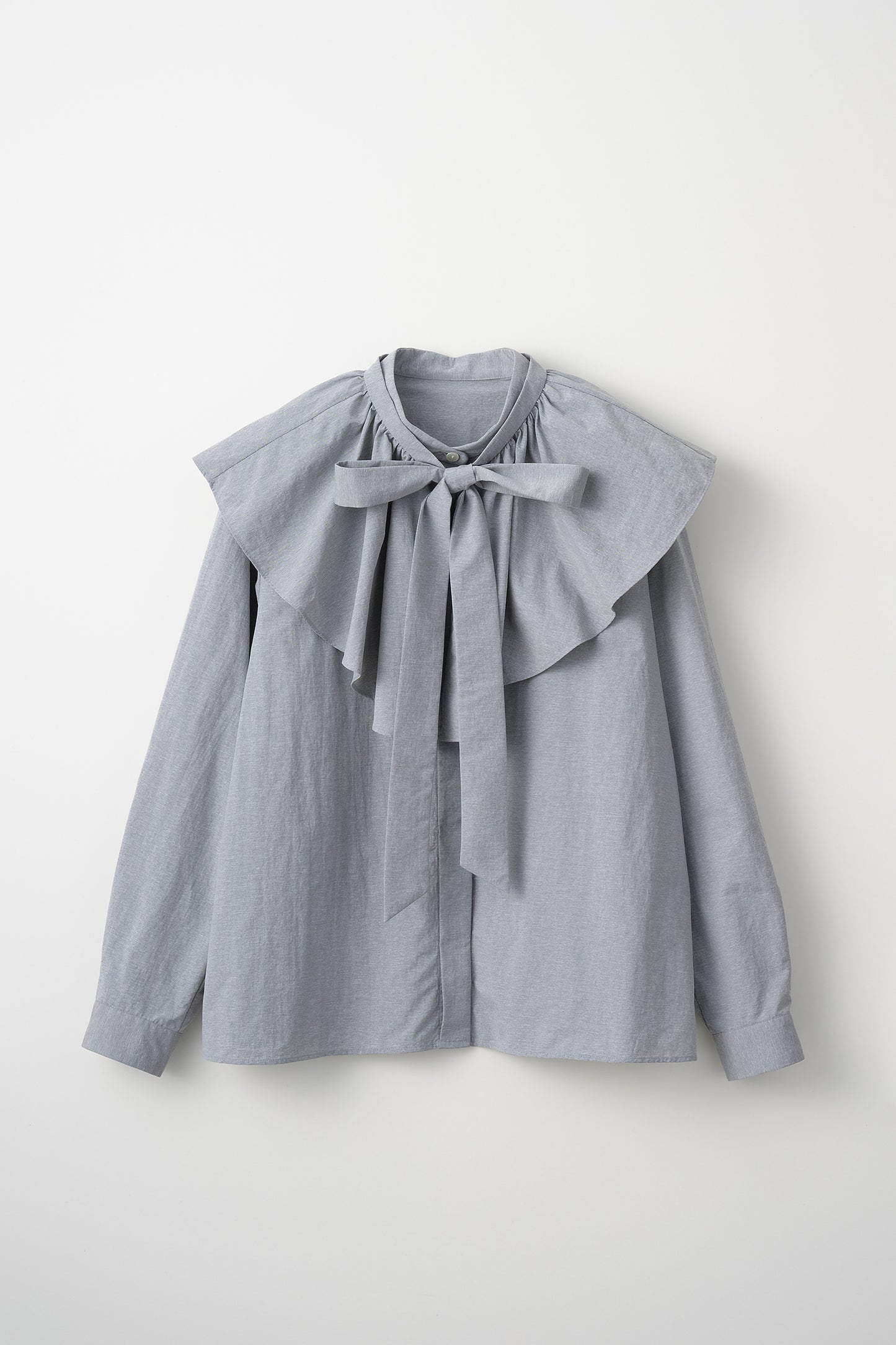 Petal collar shirt(Gray)