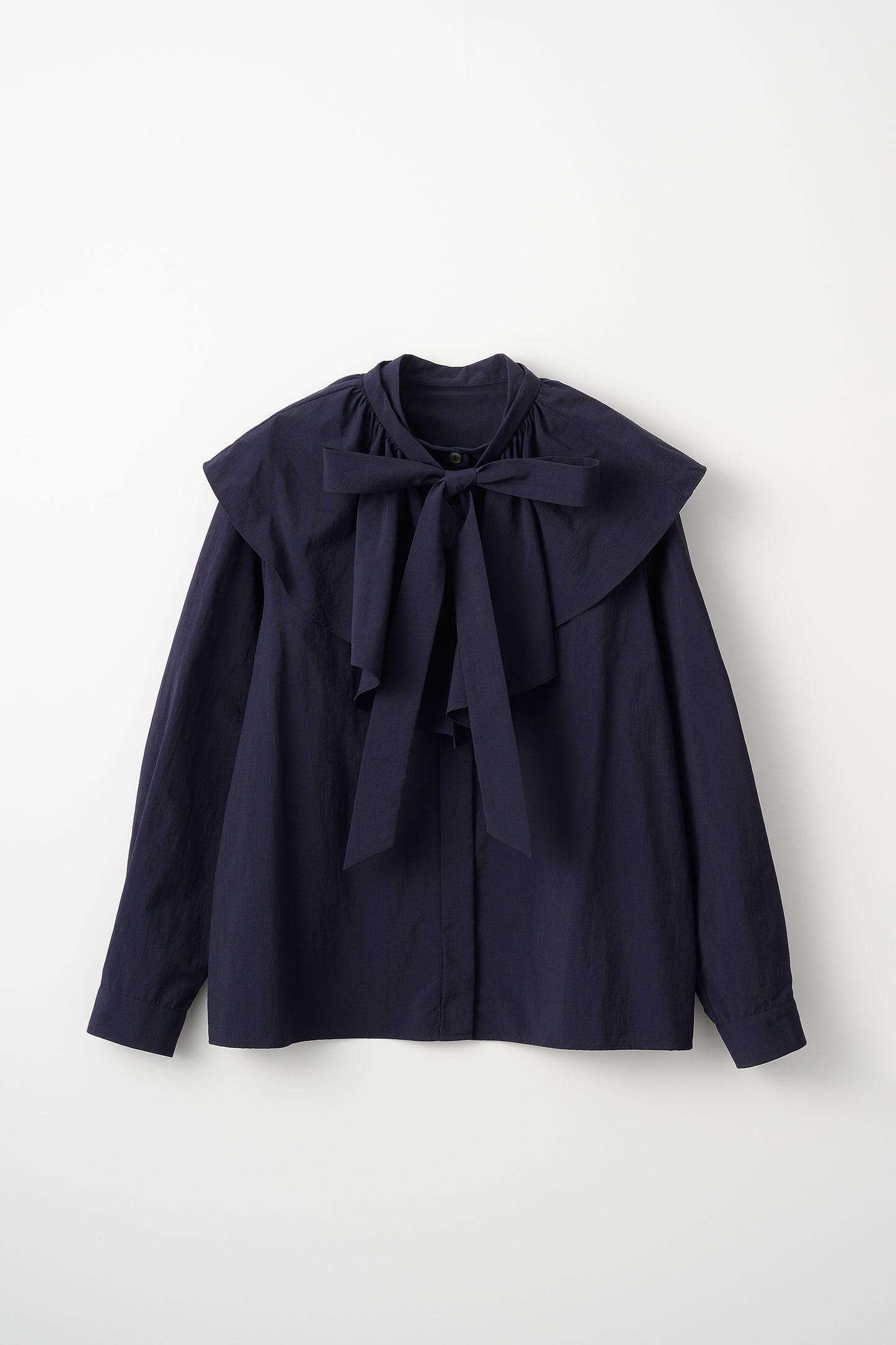 Petal collar shirt(Navy)