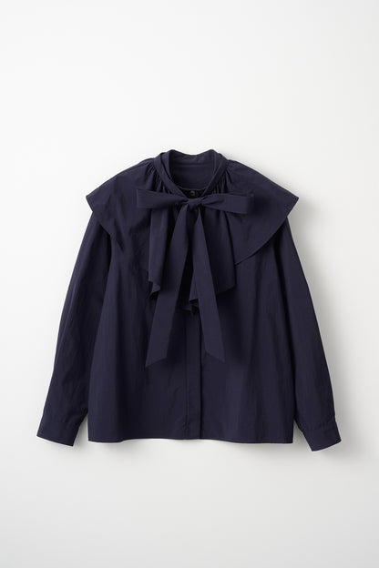 Petal collar shirt(Navy)