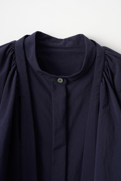 Petal collar shirt(Navy)