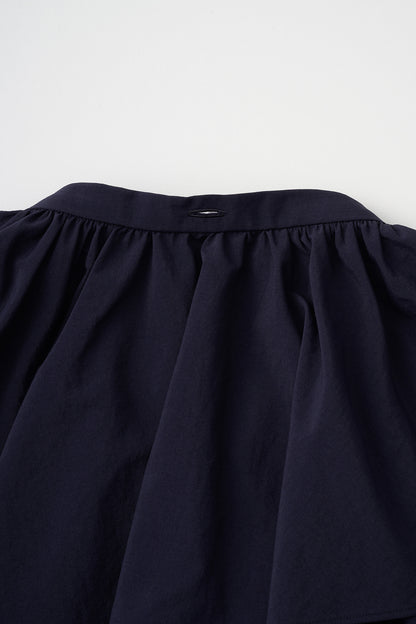 Petal collar shirt(Navy)