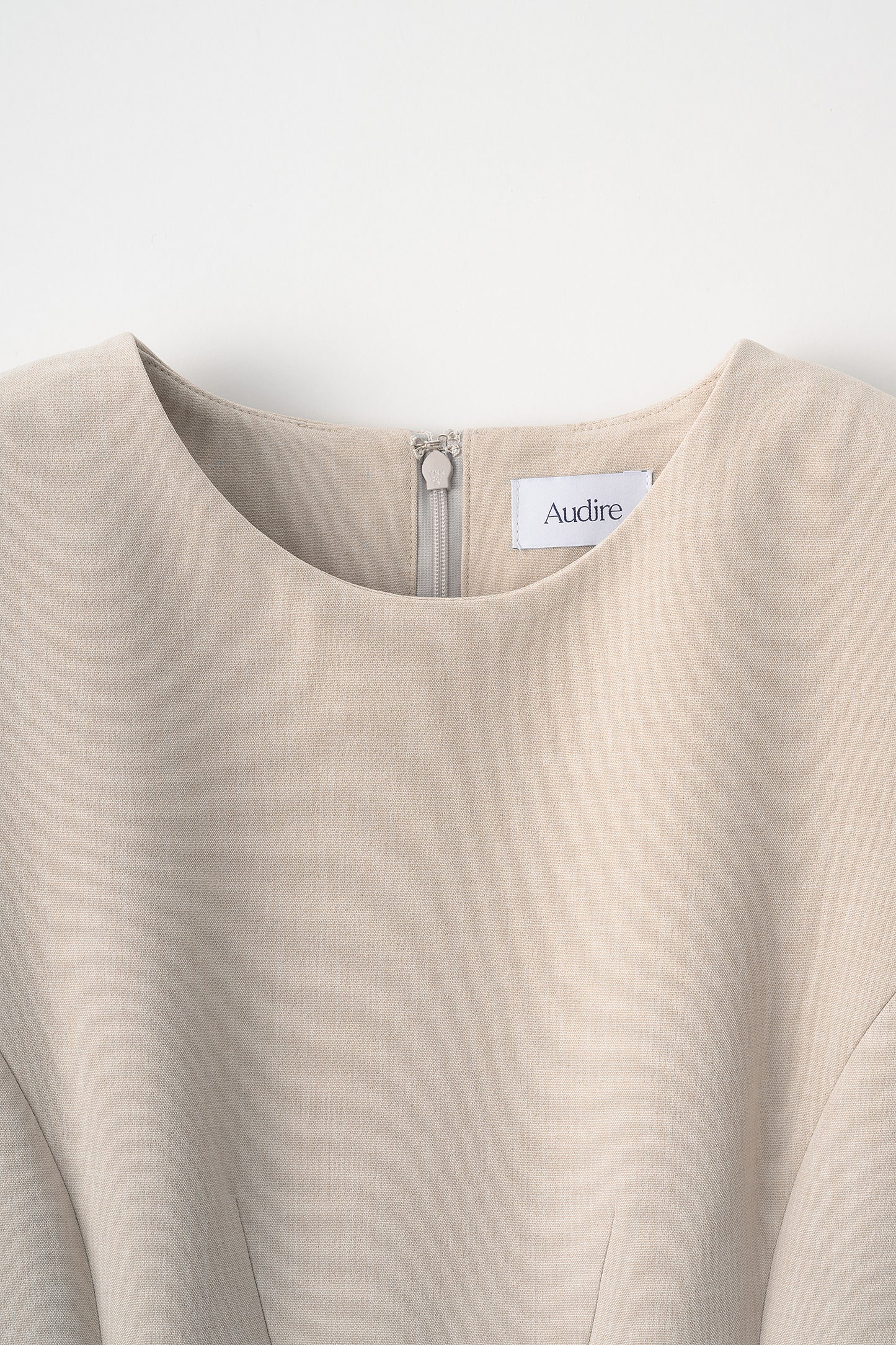 Prima peplum dress(Beige)