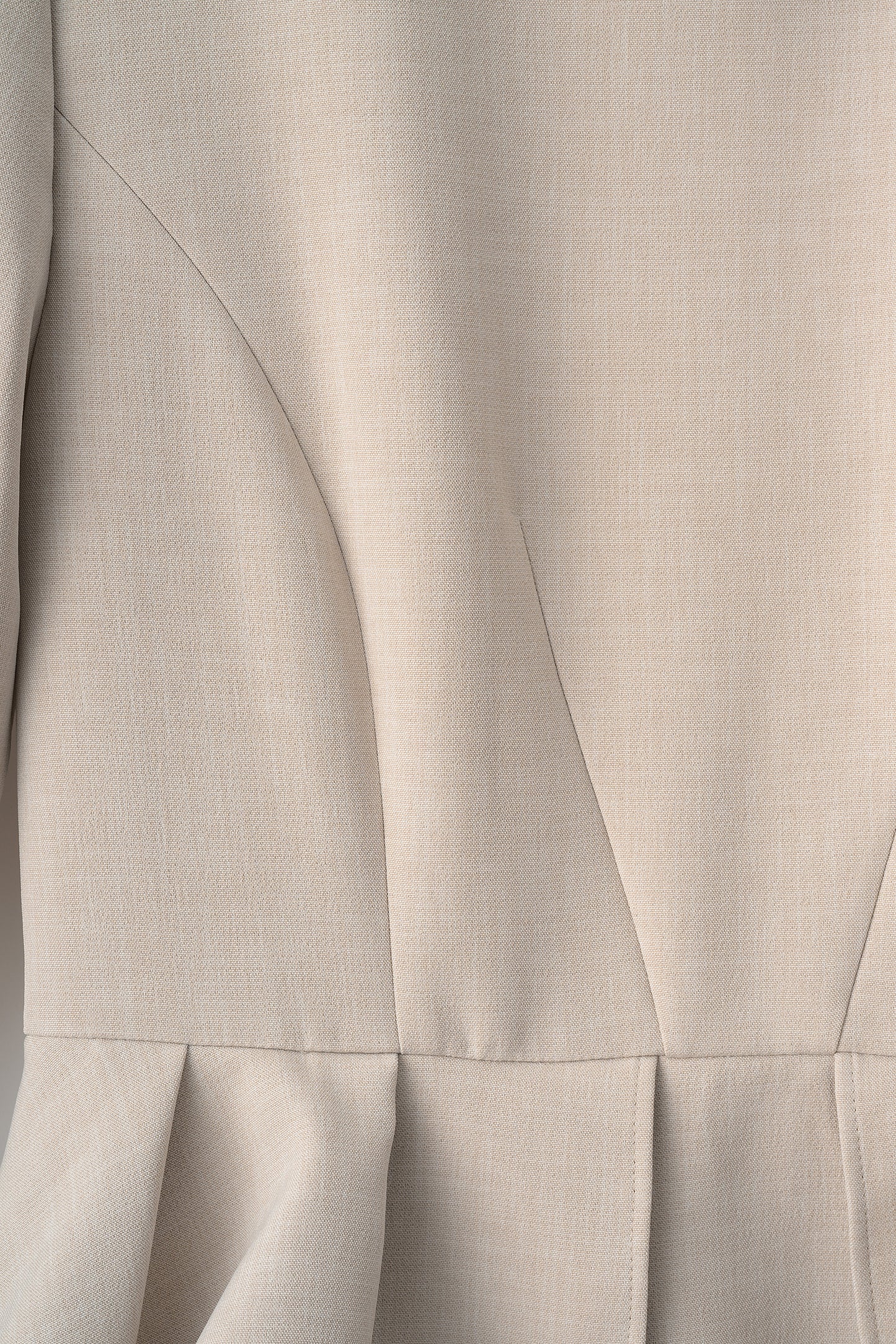 Prima peplum dress(Beige)