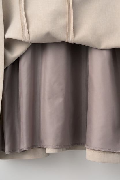 Prima peplum dress(Beige)