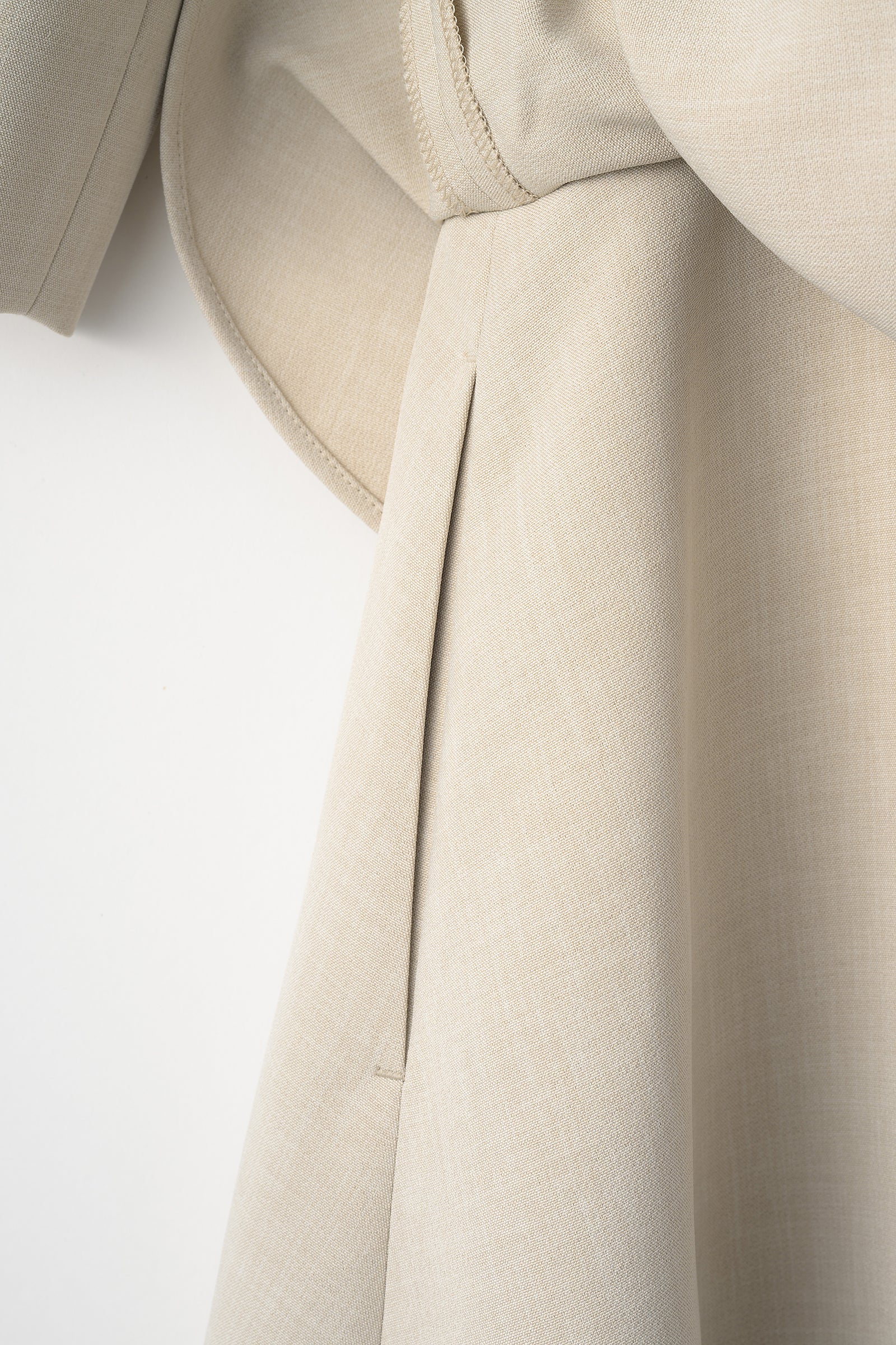 Prima peplum dress(Beige) – Audire