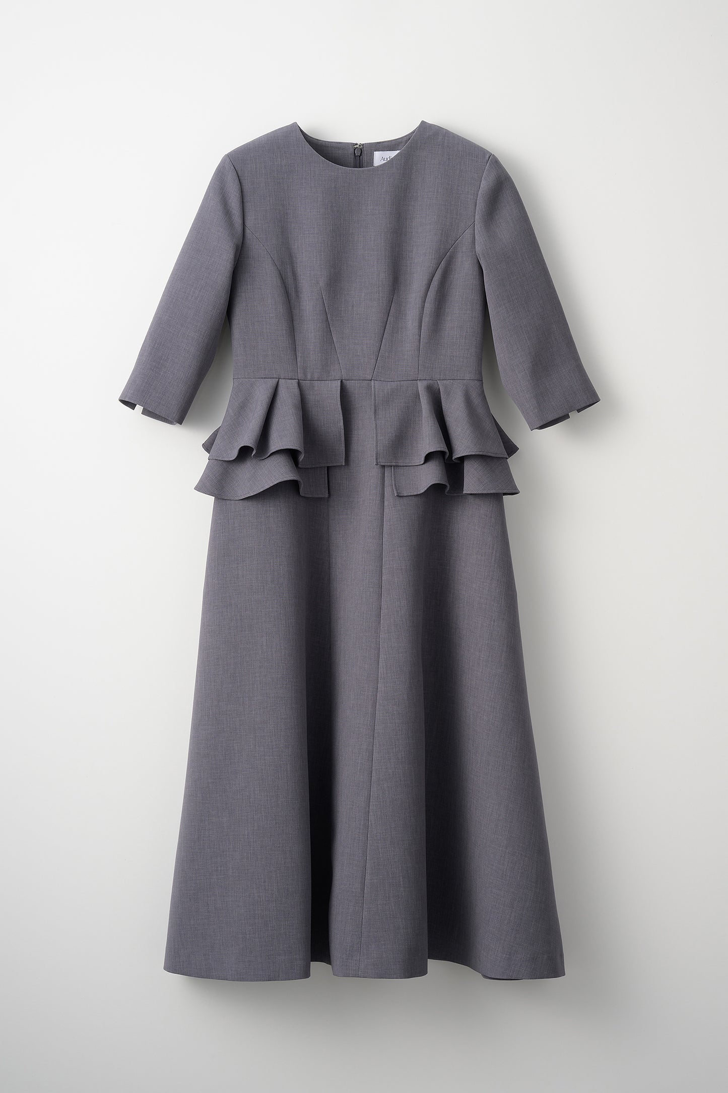 Prima peplum dress(Gray)