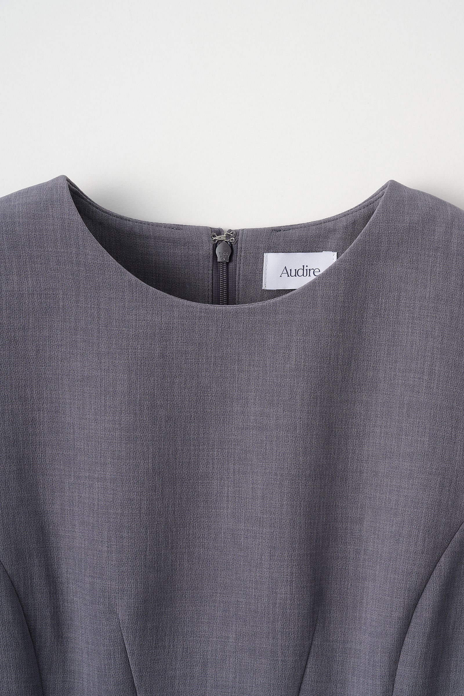 Prima peplum dress(Gray) – Audire