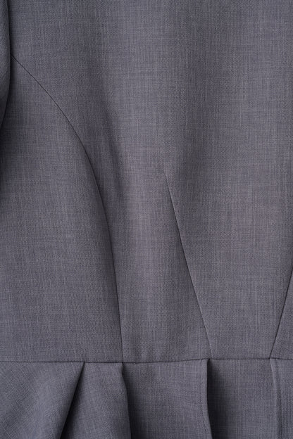 Prima peplum dress(Gray)