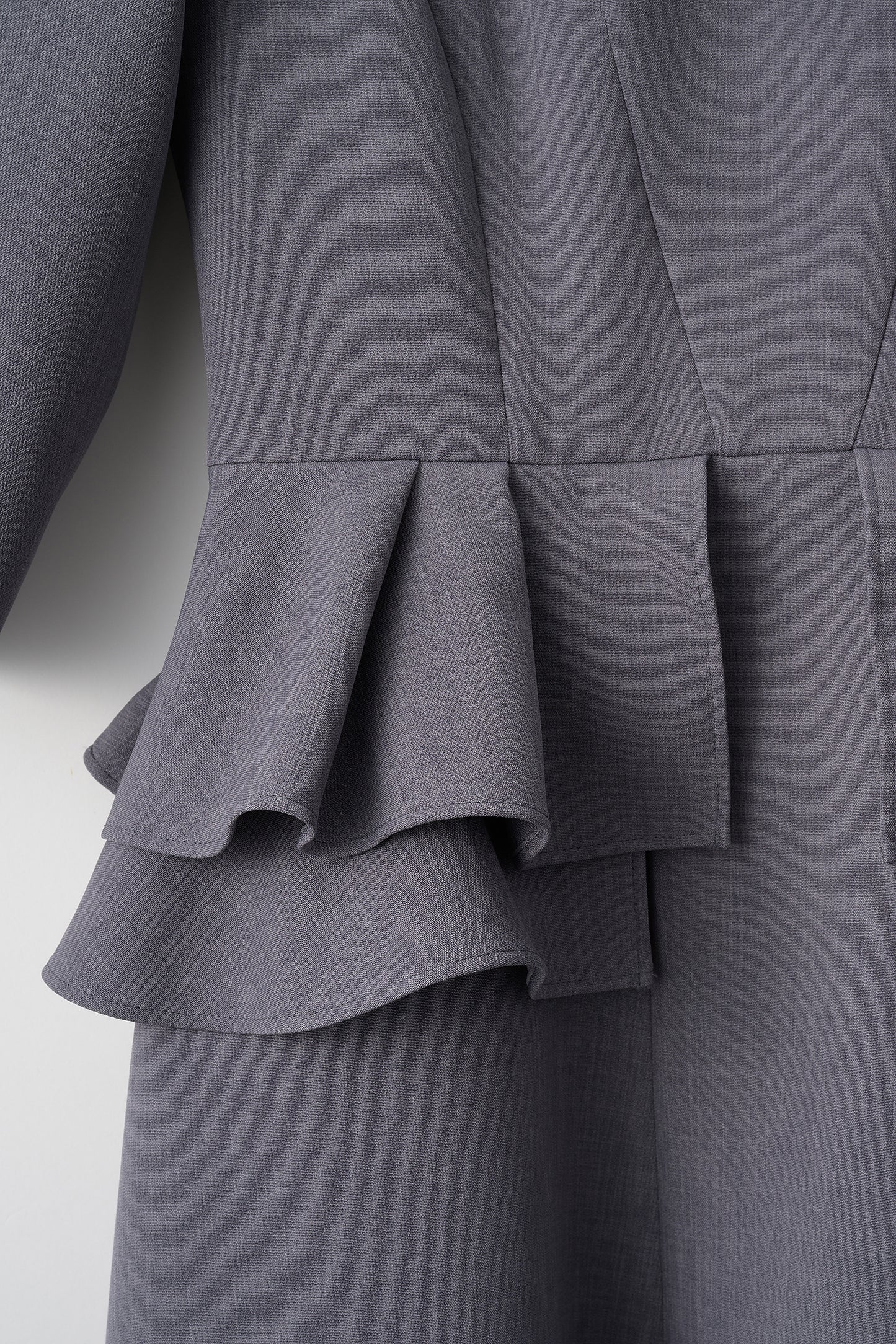 Prima peplum dress(Gray)