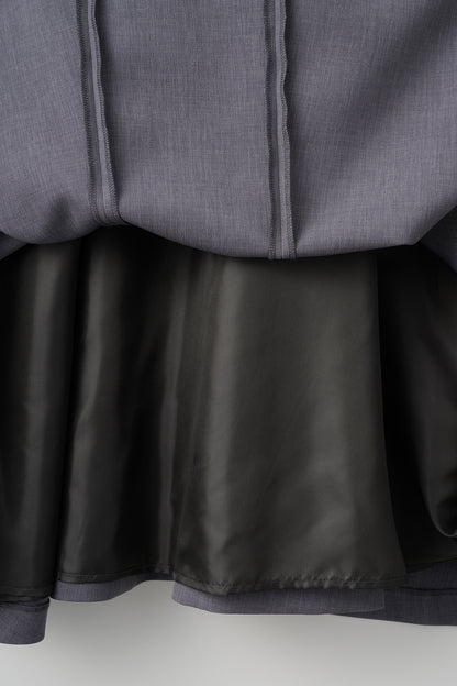 Prima peplum dress(Gray)