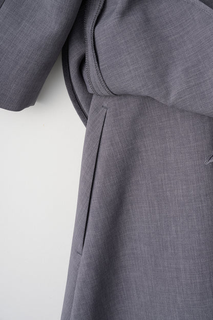 Prima peplum dress(Gray)