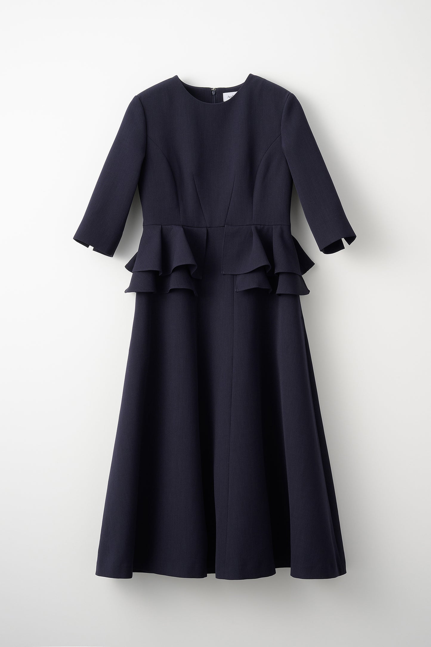 Prima peplum dress(Navy)