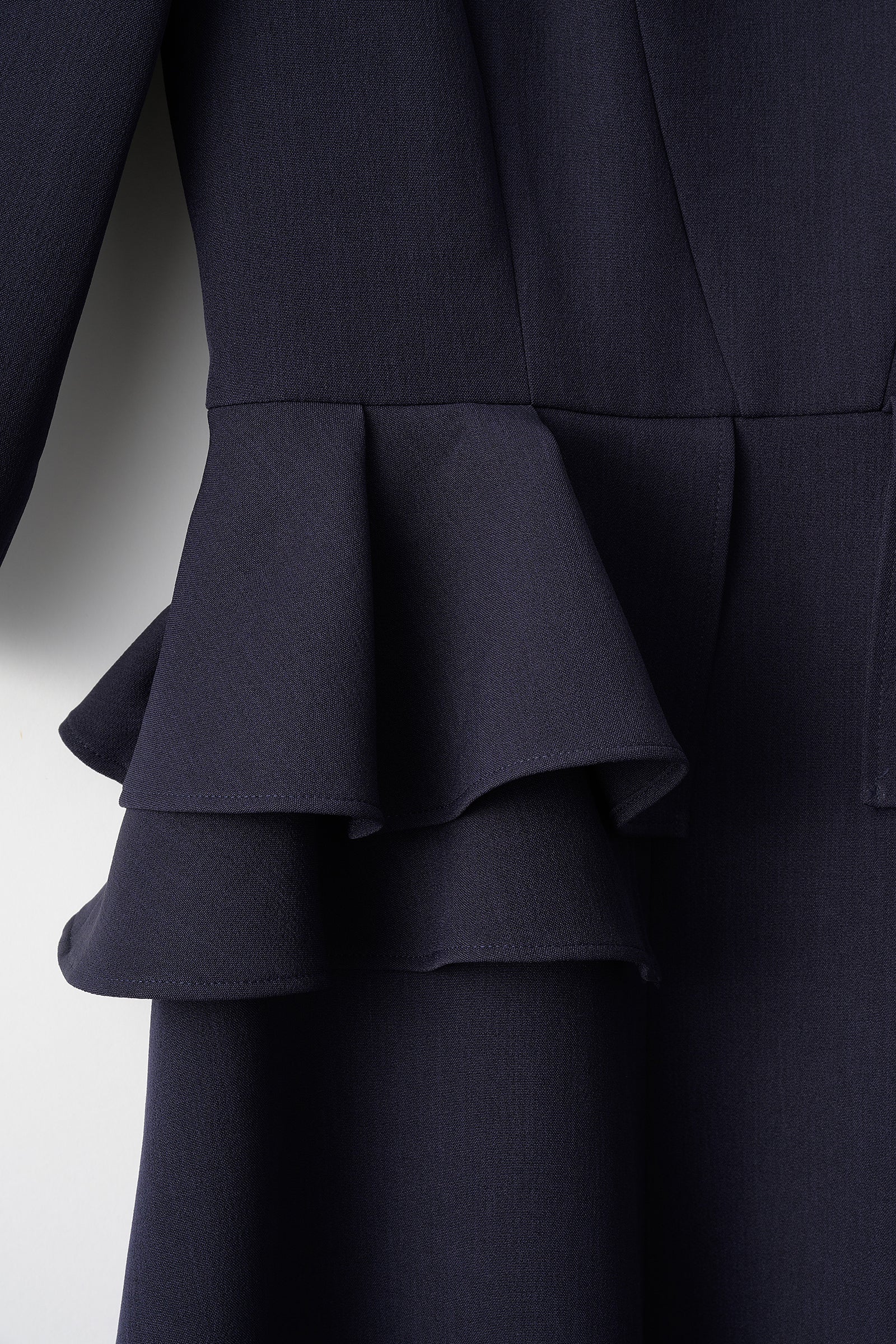 Prima peplum dress(Navy) – Audire
