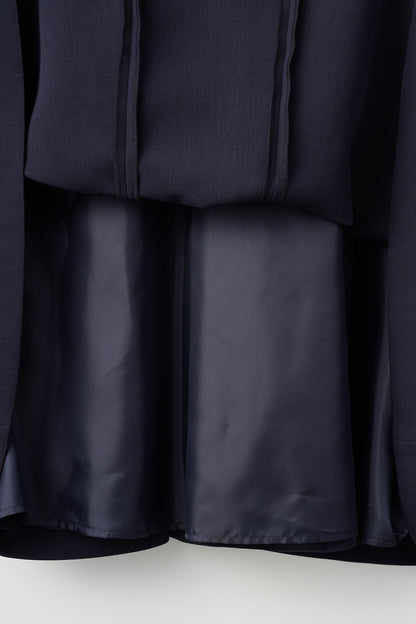 Prima peplum dress(Navy)