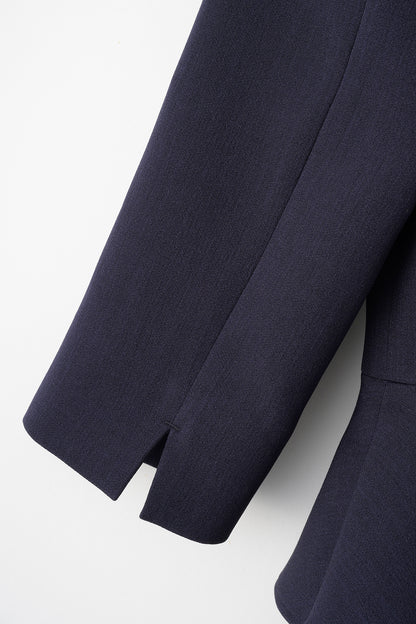 Prima peplum dress(Navy)