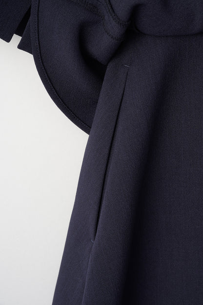 Prima peplum dress(Navy)