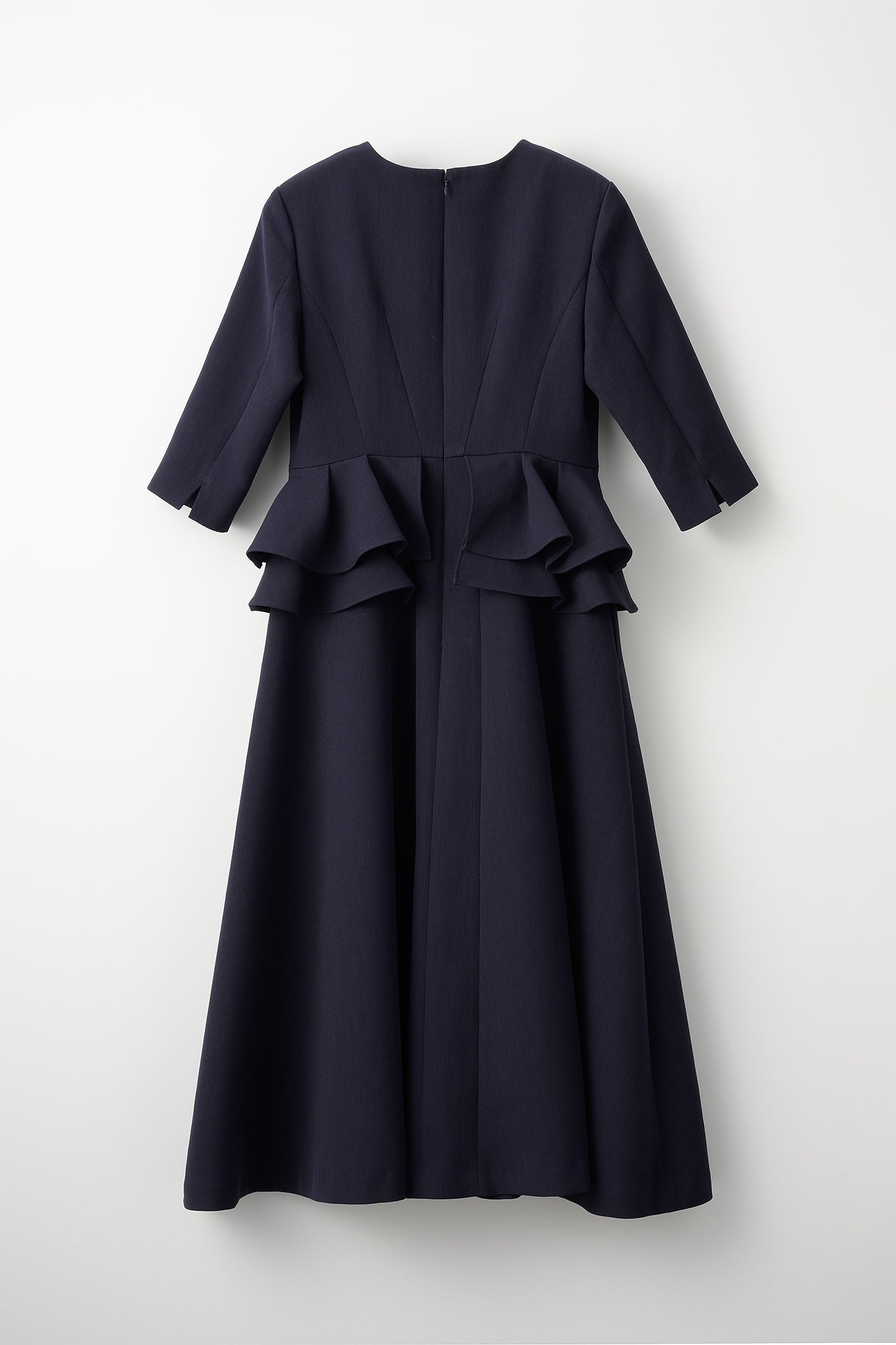 Prima peplum dress(Navy) – Audire