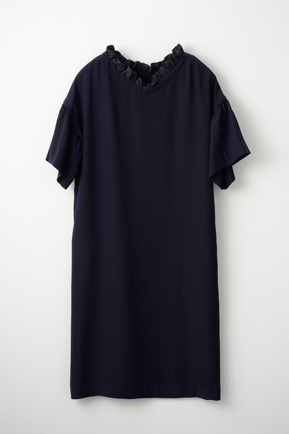 Witch  flare dress(Navy)