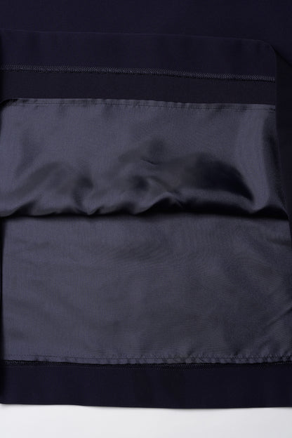 Witch  flare dress(Navy)