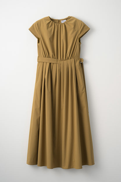 Melody gather dress(Brown)