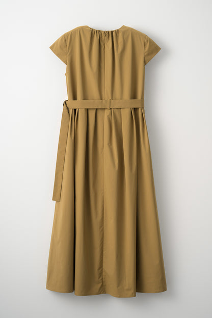 Melody gather dress(Brown)