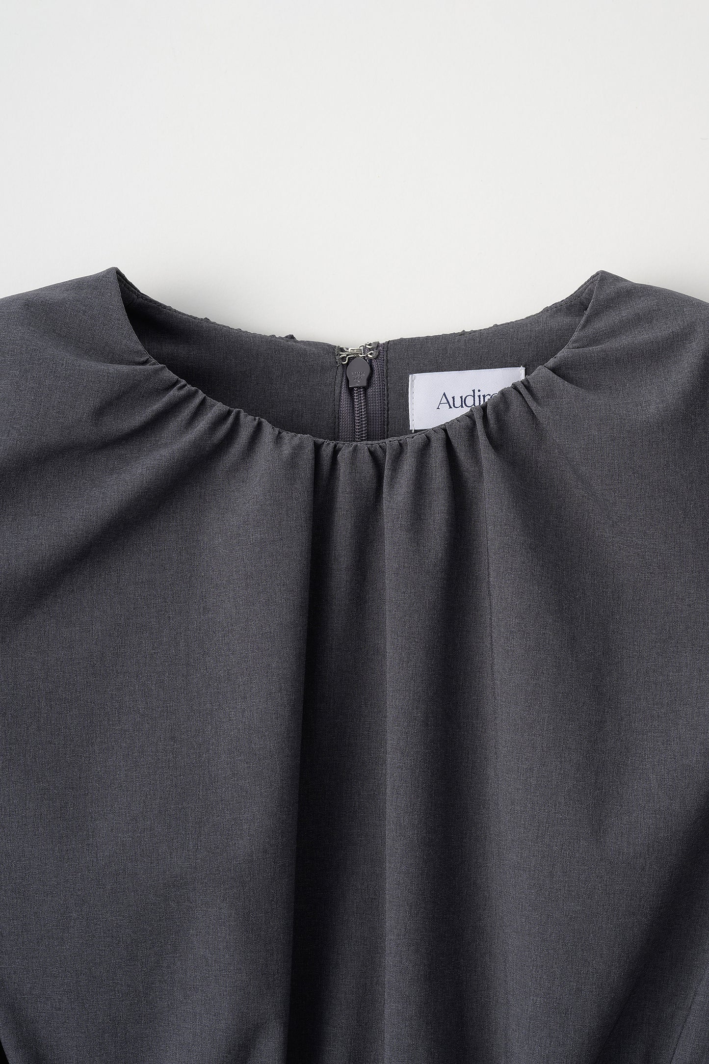 Melody gather dress(Gray)