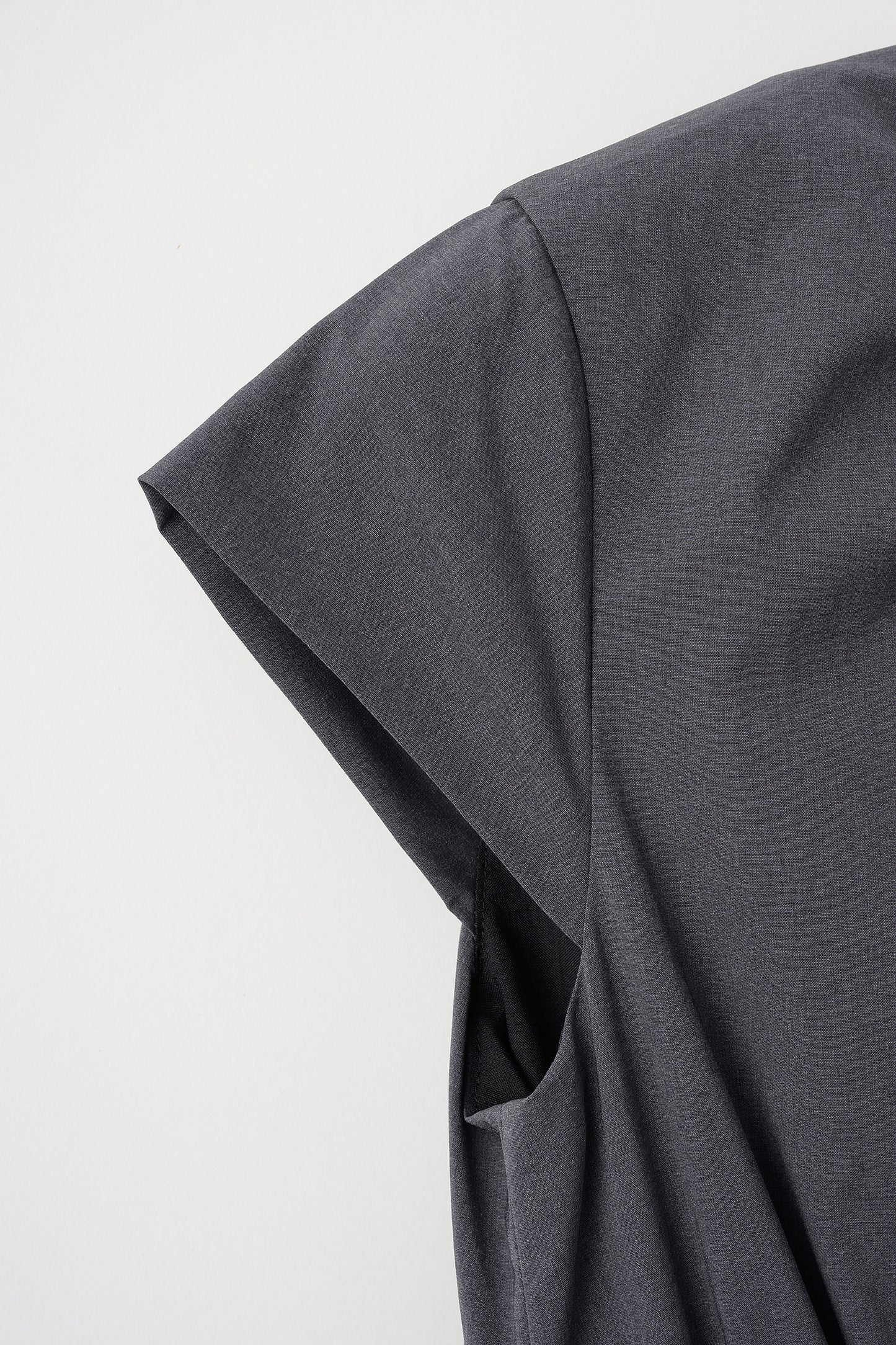 Melody gather dress(Gray)