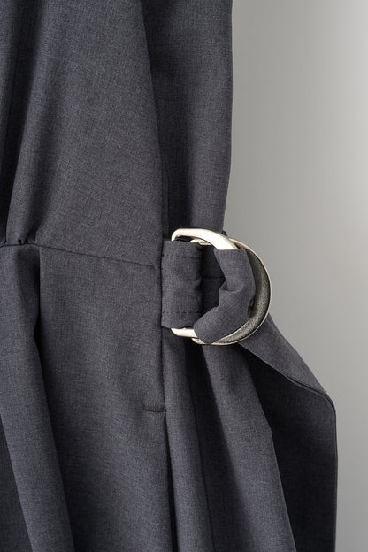Melody gather dress(Gray)