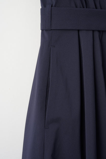 Melody gather dress(Navy)