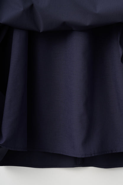 Melody gather dress(Navy)