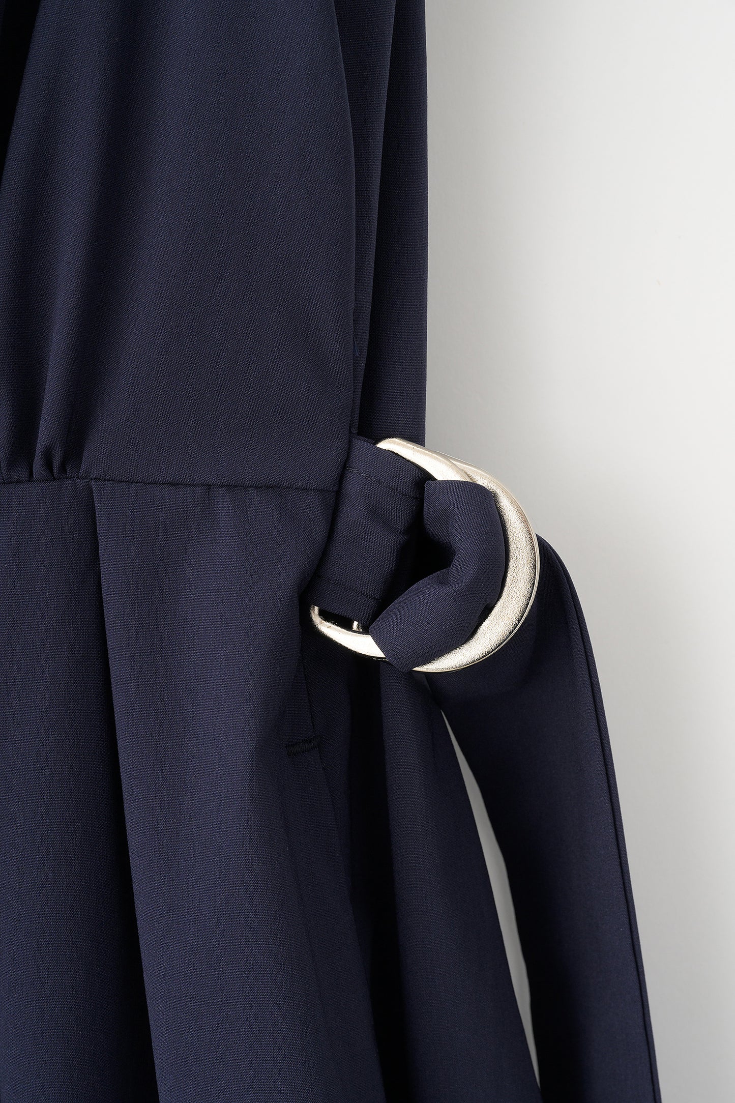Melody gather dress(Navy)