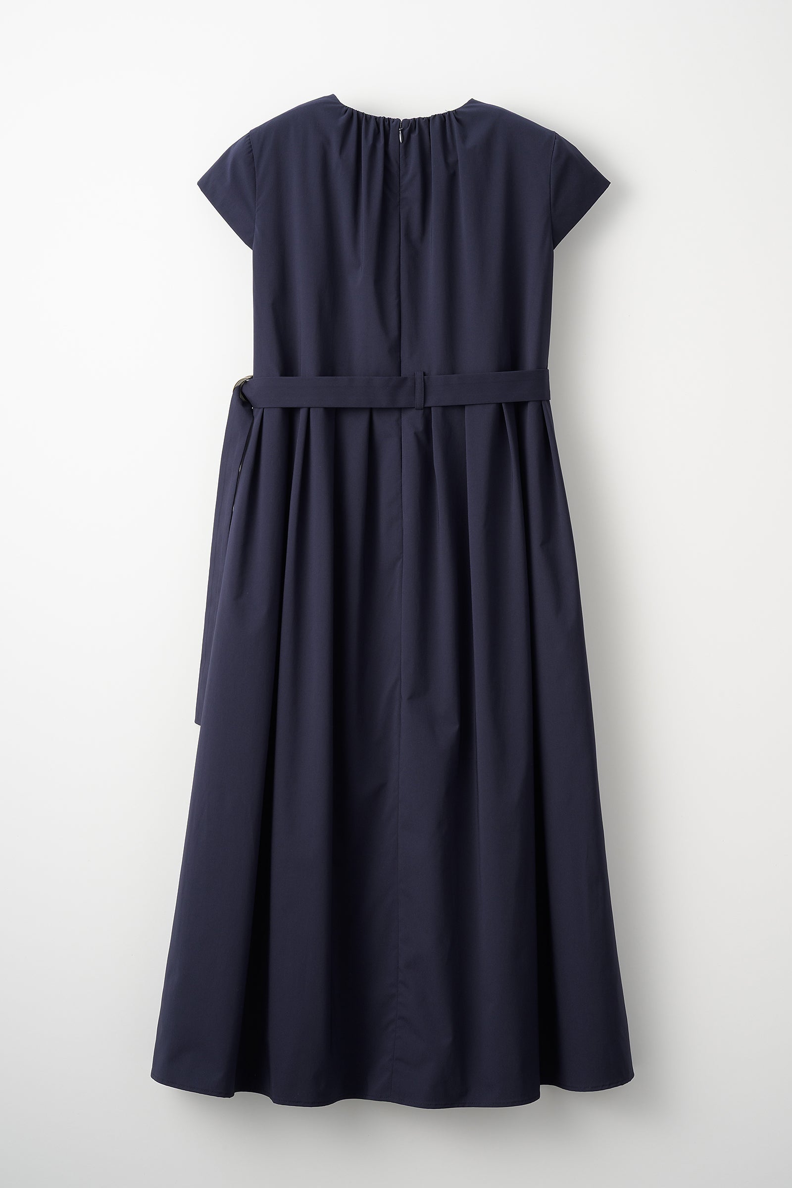 Melody gather dress(Navy) – Audire